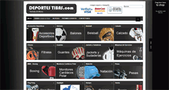 Desktop Screenshot of deportestibas.com