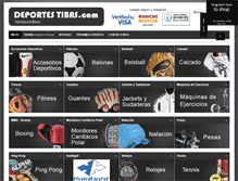 Tablet Screenshot of deportestibas.com